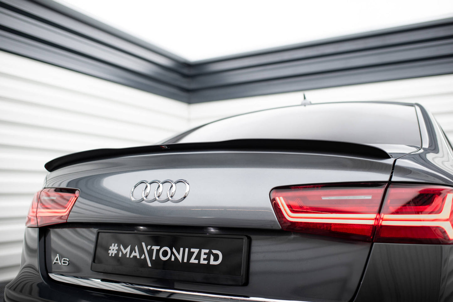 Spoiler cap audi a6 / a6 s-line / s6 sedan c7 facelift