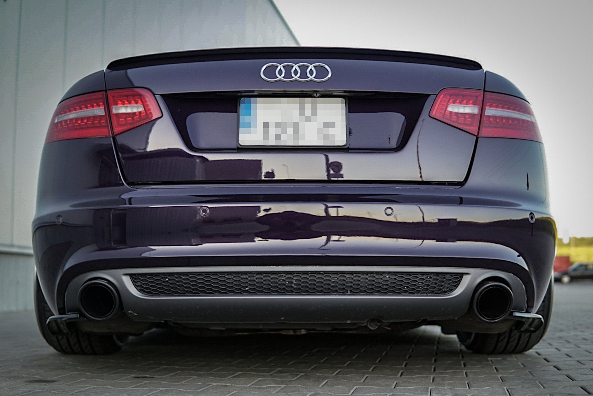 Spoiler cap audi a6 s-line c6 fl sedan