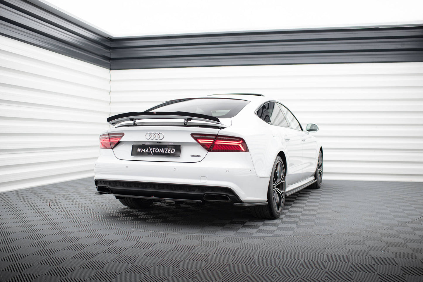 Spoiler cap audi a7 / s7 / a7 s-line c7 / c7 facelift