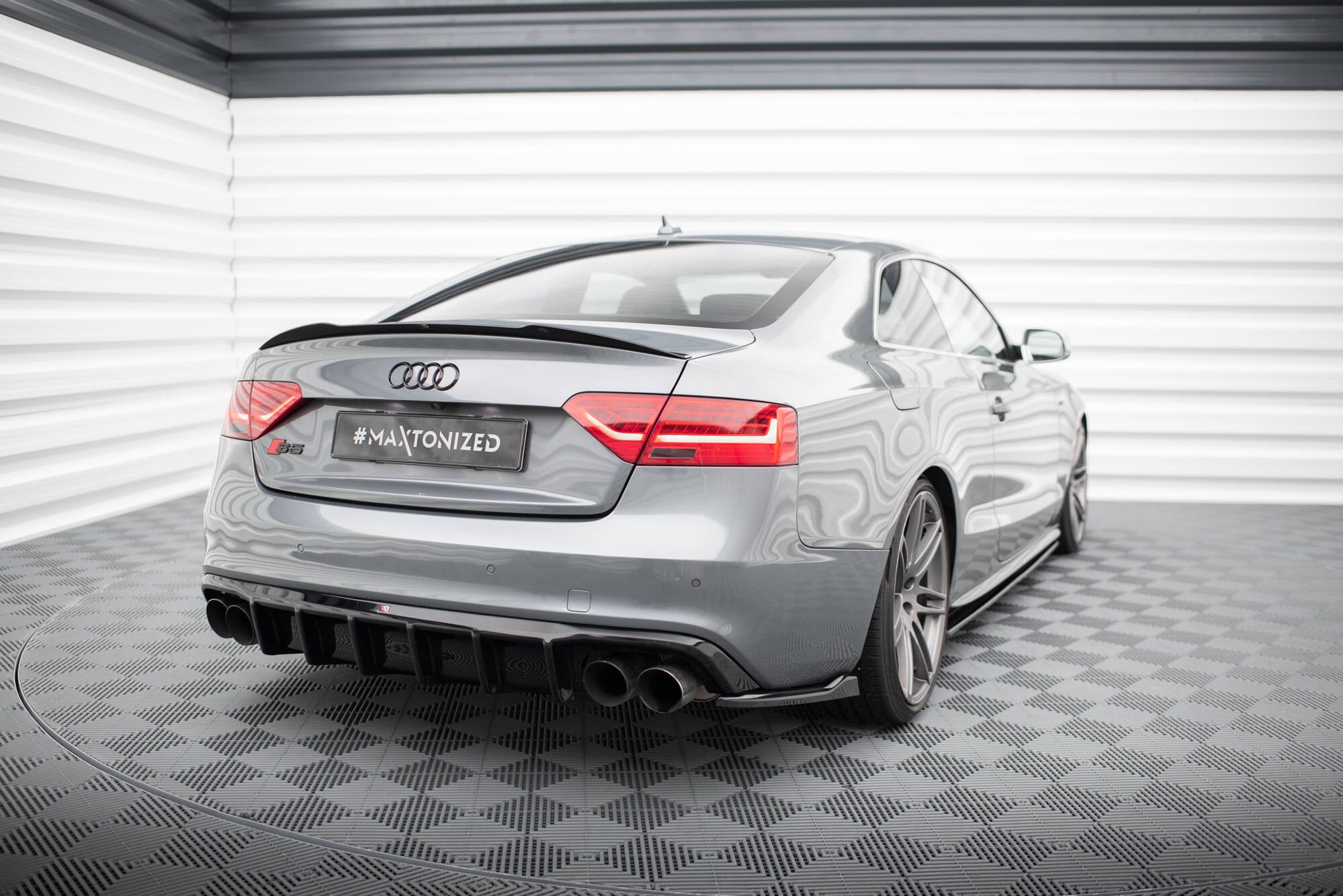 Spoiler cap audi s5 coupe / a5 s-line coupe 8t / 8t fl