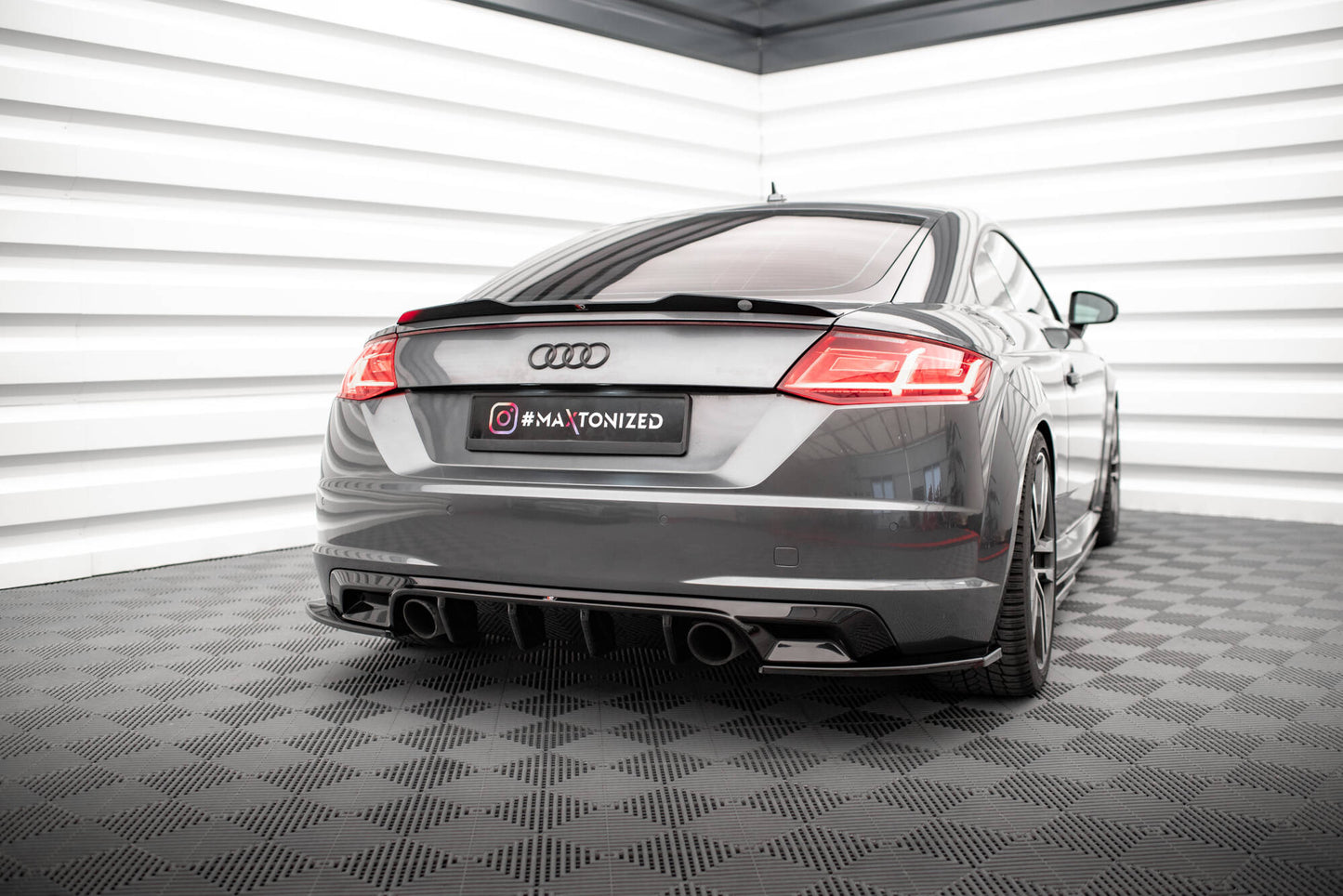 Spoiler cap audi tt s / s-line 8s