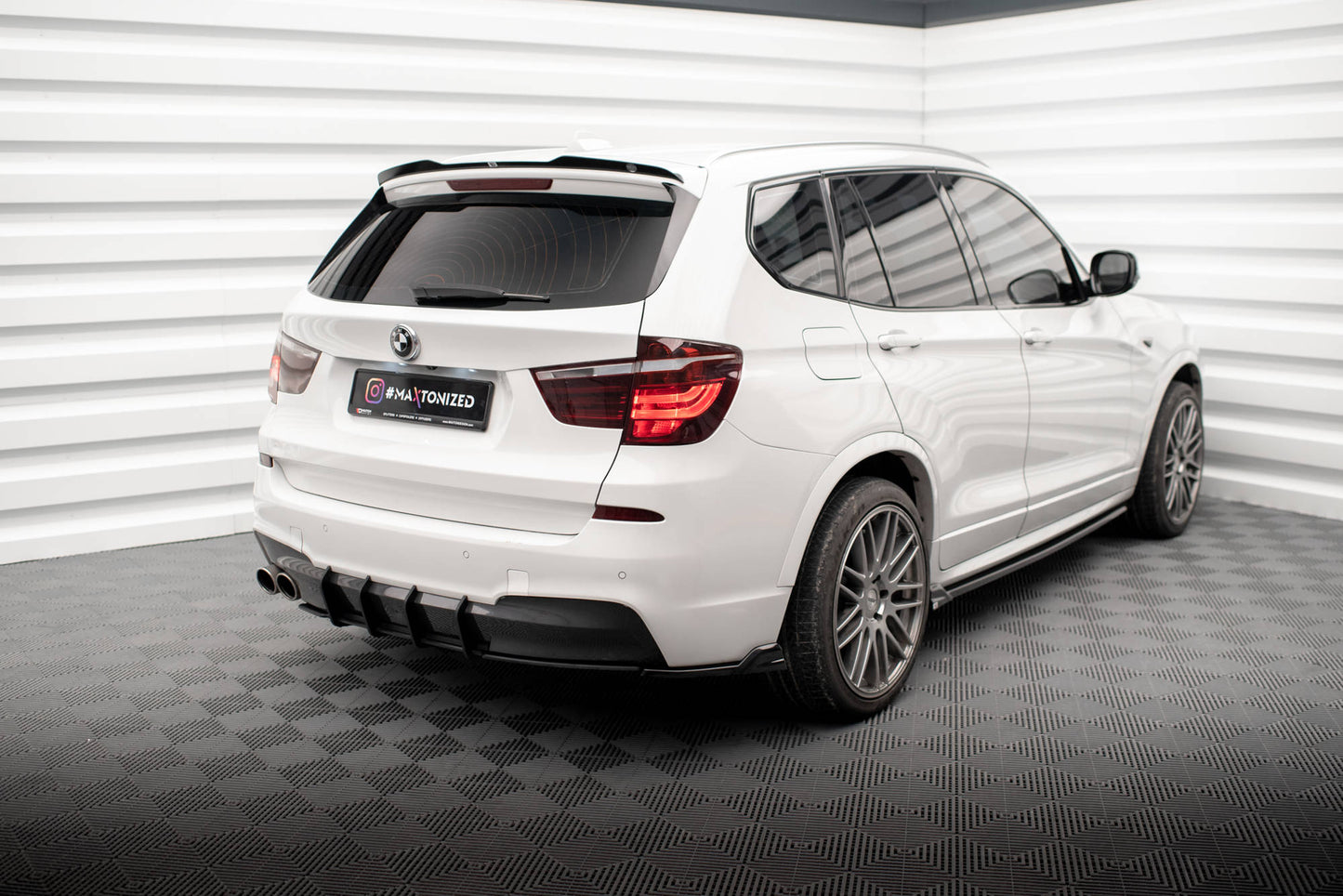 Spoiler cap bmw x3 m-pack f25