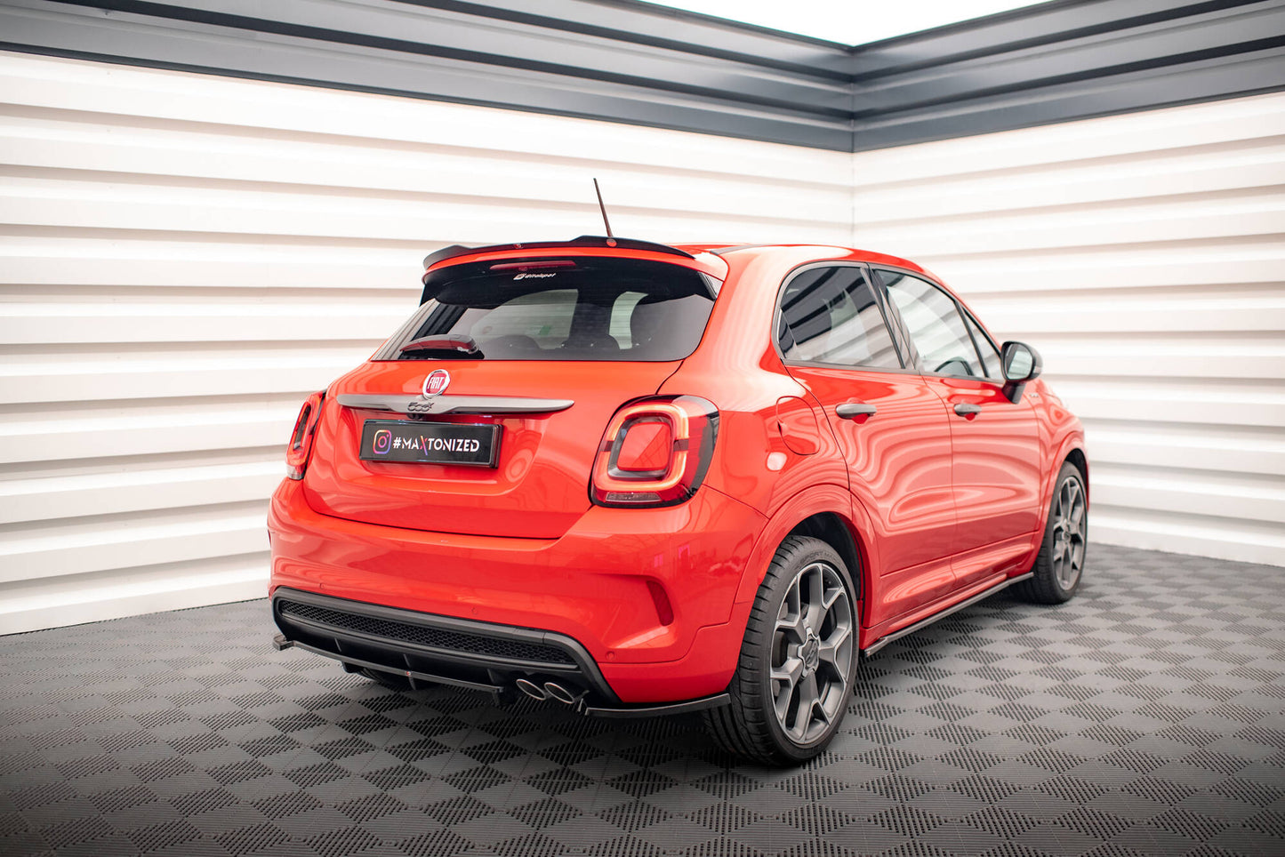 Spoiler cap fiat 500x sport mk1 facelift