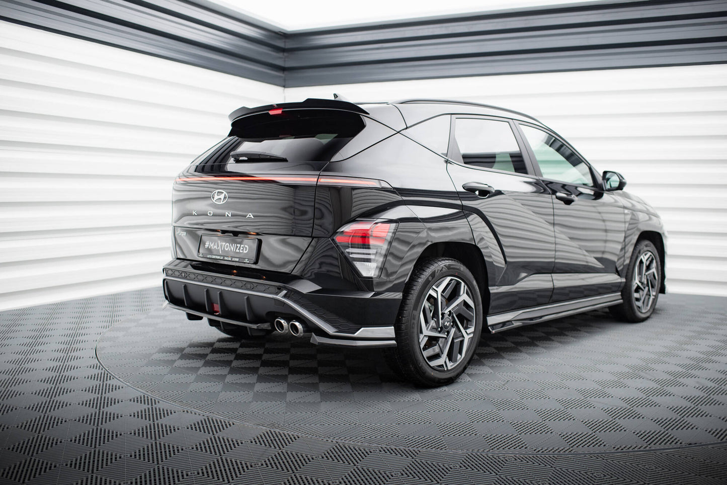 Spoiler cap hyundai kona n-line mk2