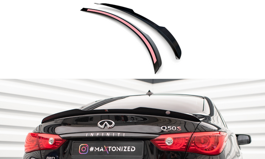 Spoiler cap infiniti q50 s mk1