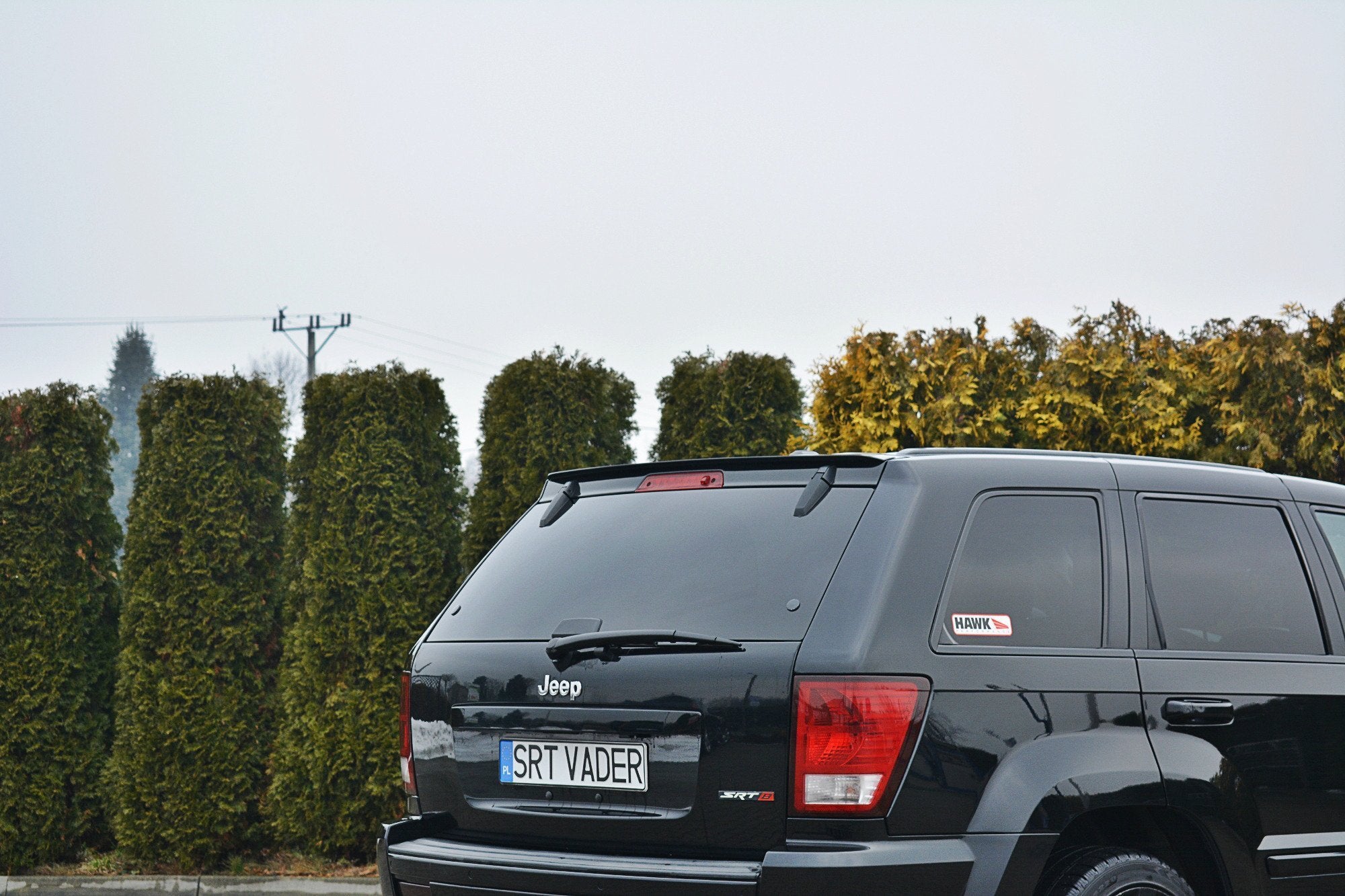 Spoiler cap jeep grand cherokee wk str8
