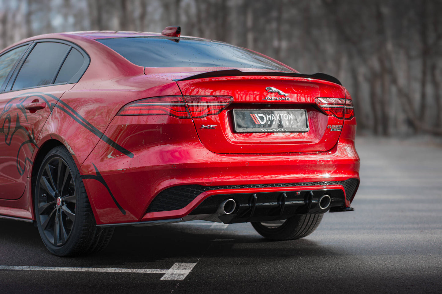 Spoiler cap jaguar xe r-dynamic x760 facelift