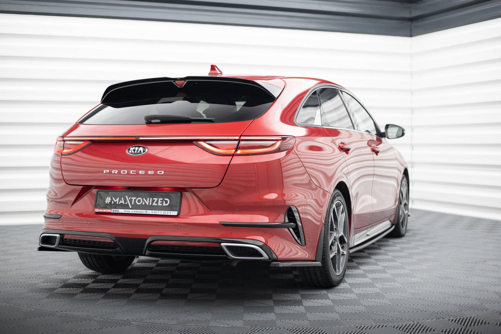 Spoiler cap kia proceed gt / gt-line mk1