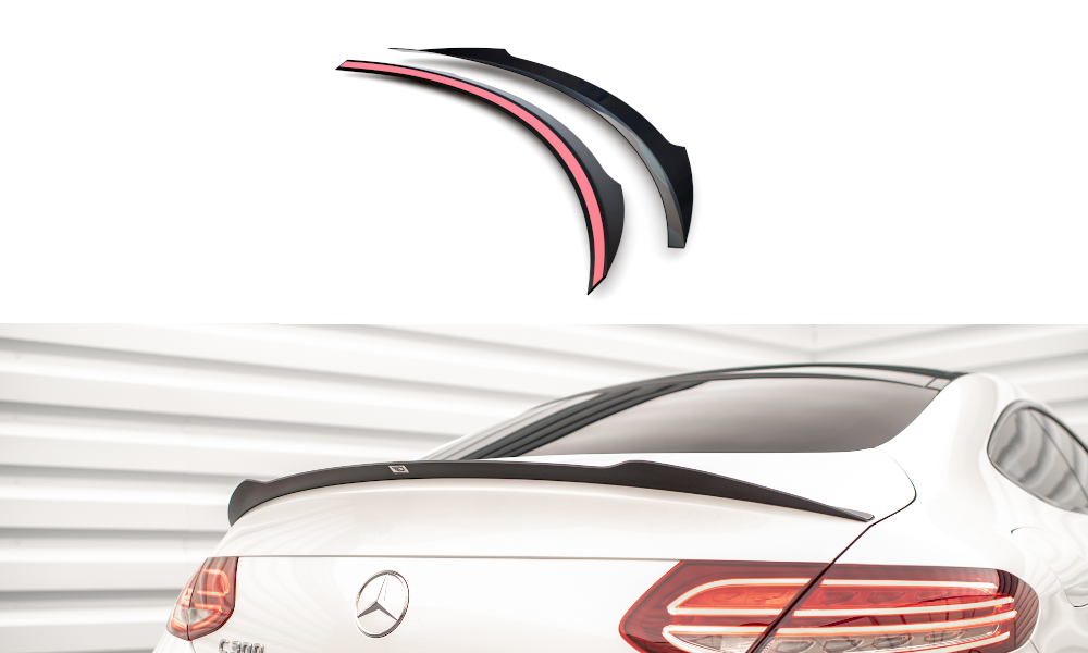 Spoiler cap mercedes- benz c coupe amg-line c205 / c205 facelift