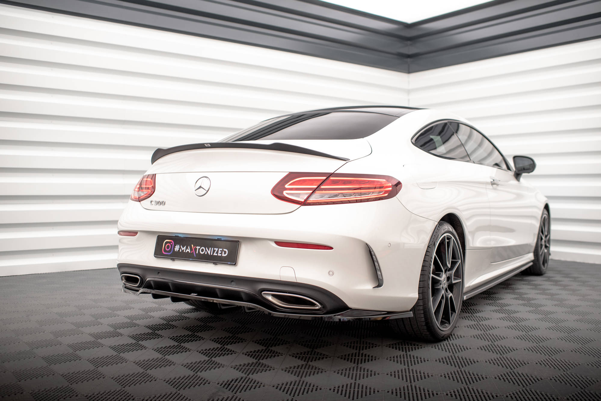 Spoiler cap mercedes- benz c coupe amg-line c205 / c205 facelift