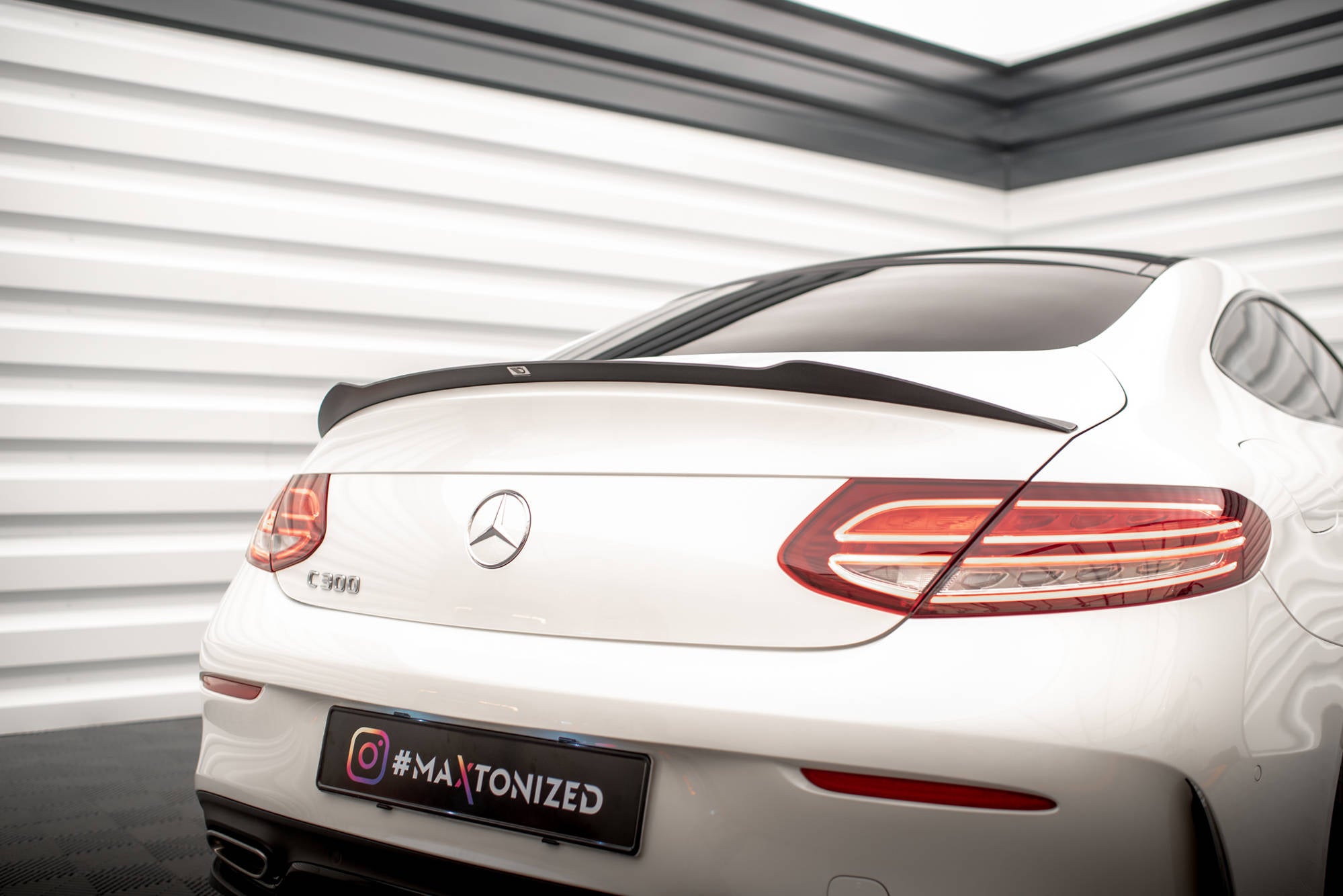 Spoiler cap mercedes- benz c coupe amg-line c205 / c205 facelift
