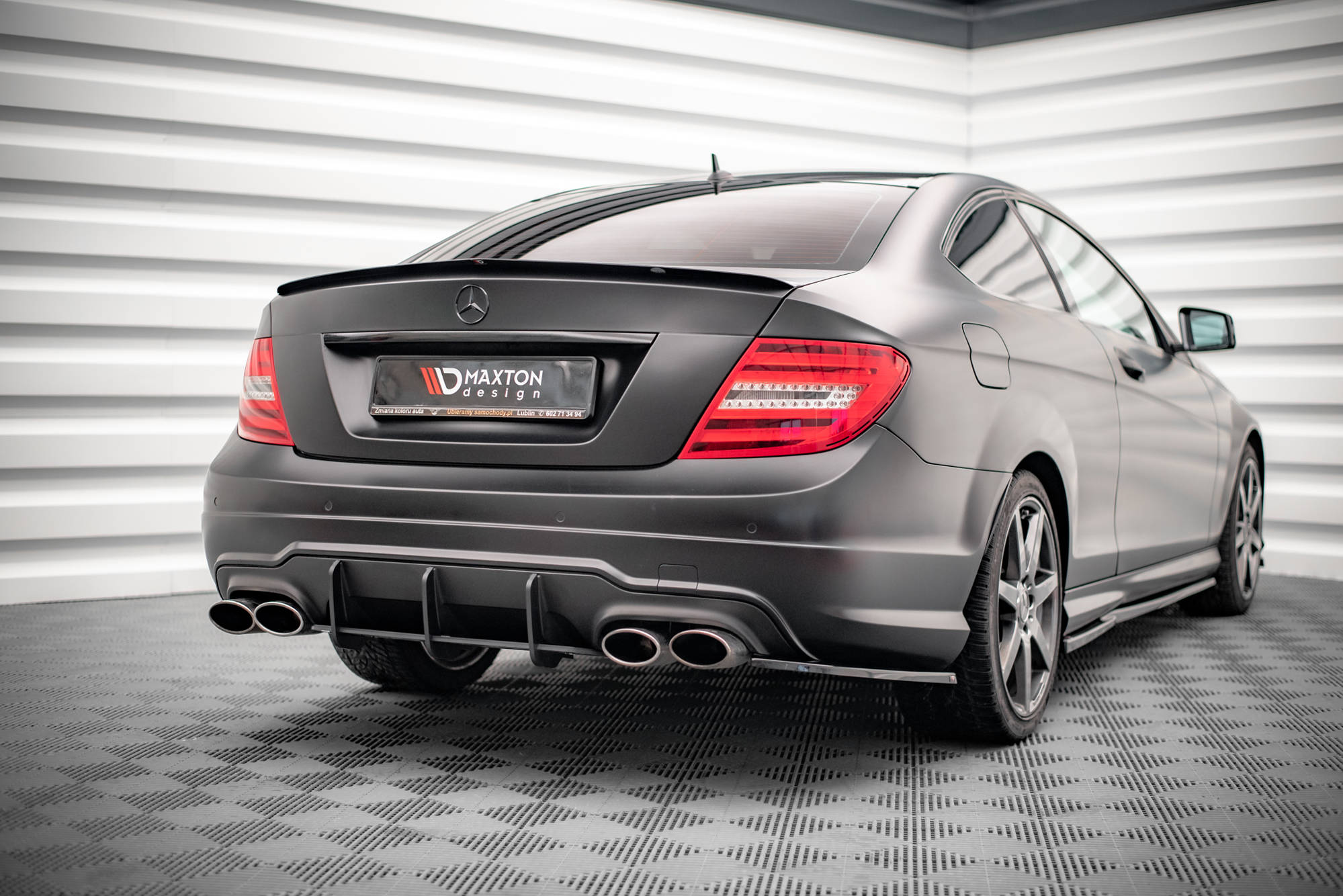 Spoiler cap mercedes-benz c sedan w204 / c coupe c204