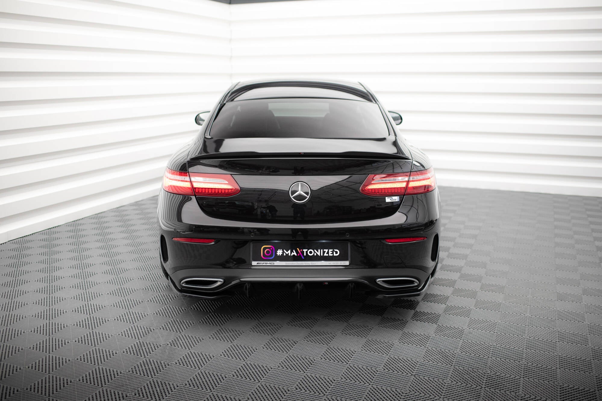 Spoiler cap mercedes-benz e-class w213 coupe (c238) amg-line / 53 amg