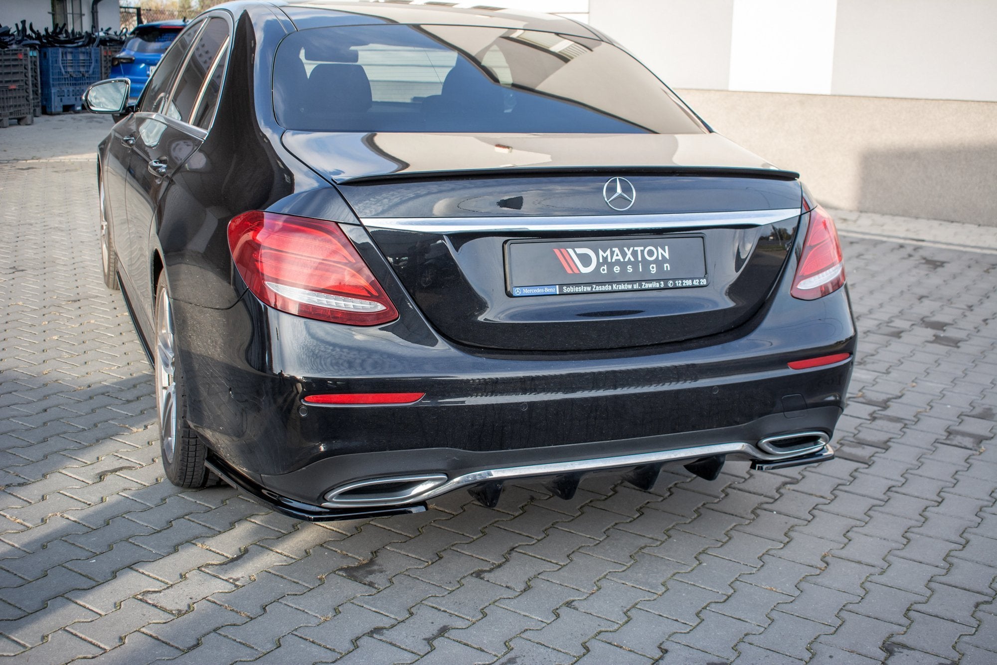 Spoiler cap mercedes-benz e sedan w213 amg-line