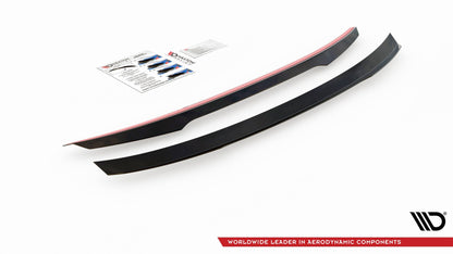 Spoiler cap peugeot 508 sedan mk2