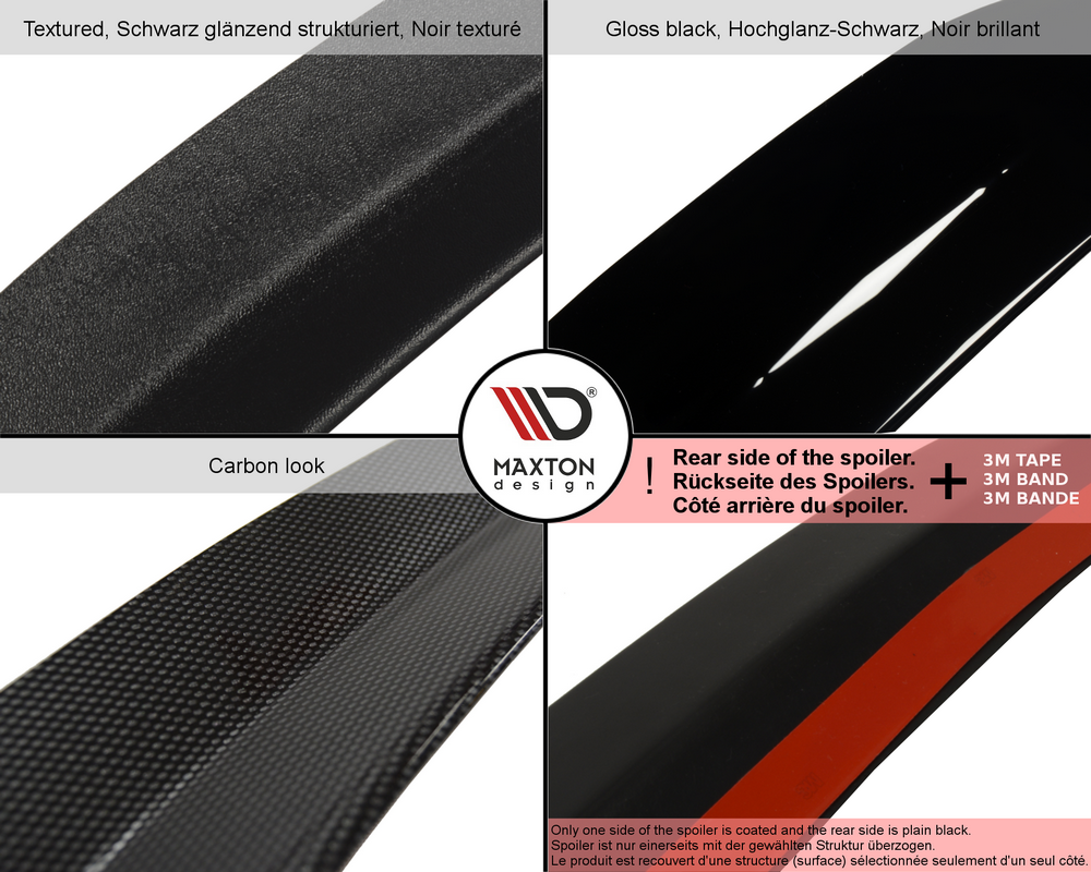 Spoiler cap renault clio mk3 rs