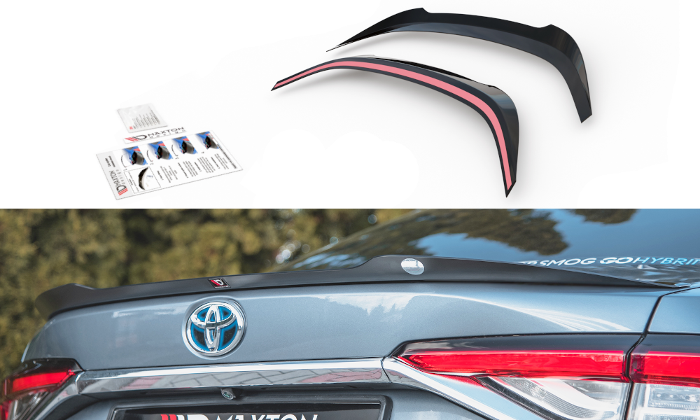 Spoiler cap toyota corolla xii sedan