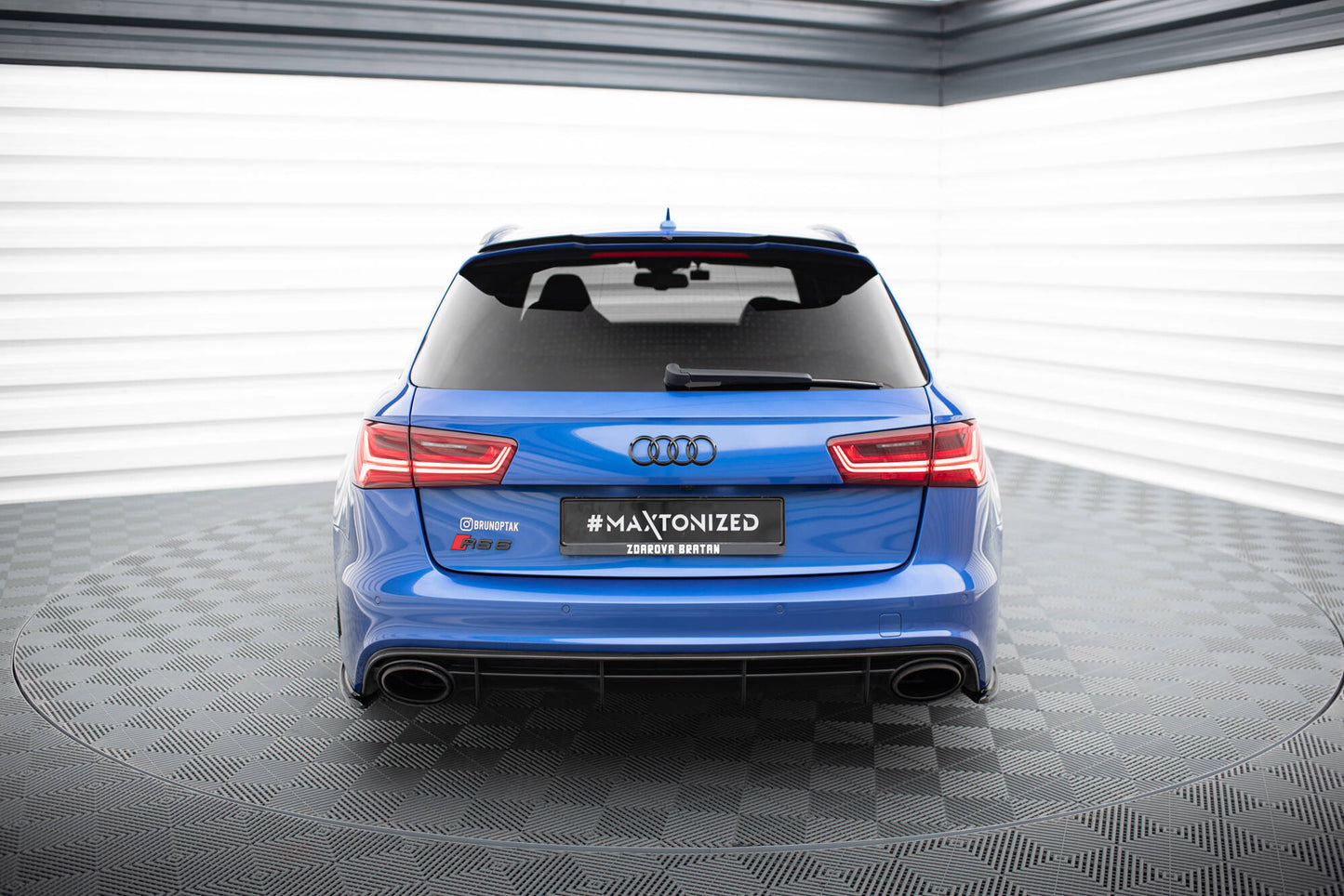 Spoiler cap v.1 audi rs6 c7 / c7 facelift