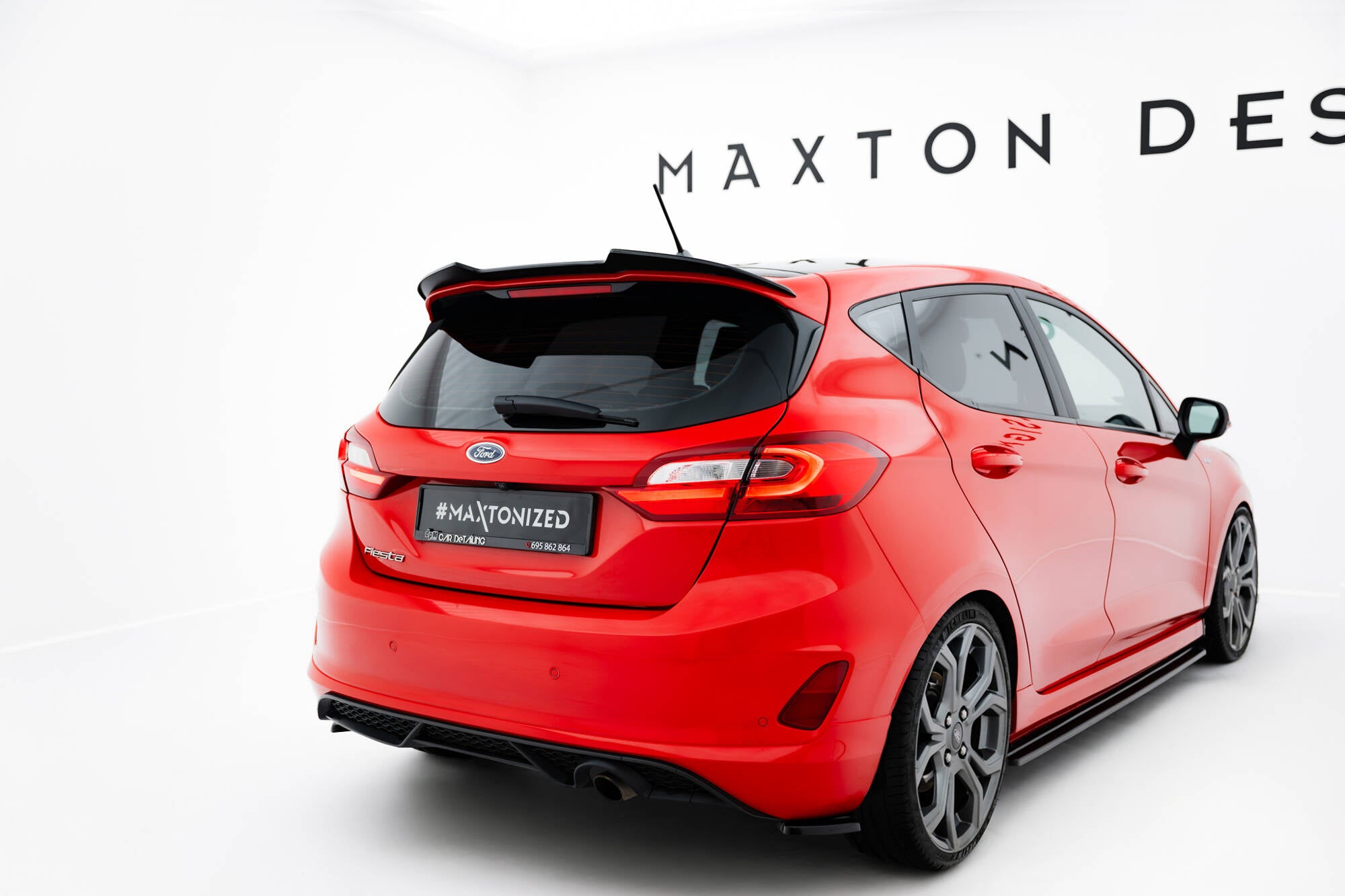 Spoilerin kansi v.1 ford fiesta mk8 st / st-line