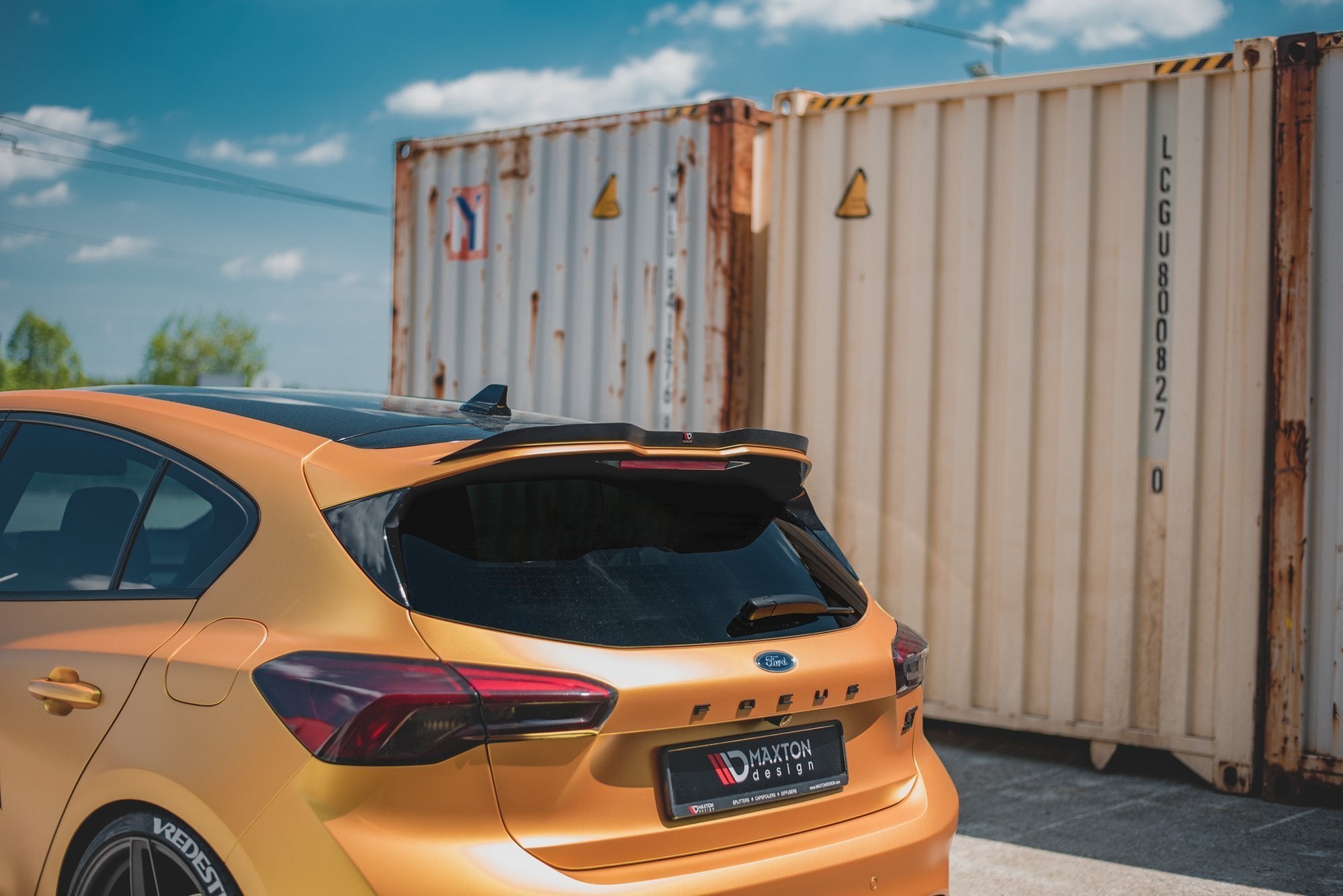 Spoiler cap v.2 ford focus hatchback st mk4