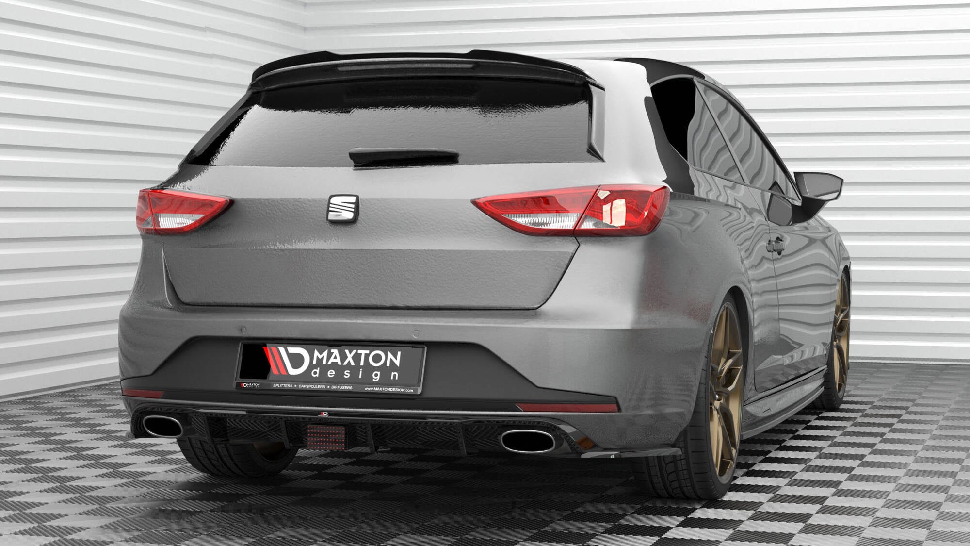 Spoilerin korkki v.2 istuin Leon Cupra Sportstourer MK3 Facelift