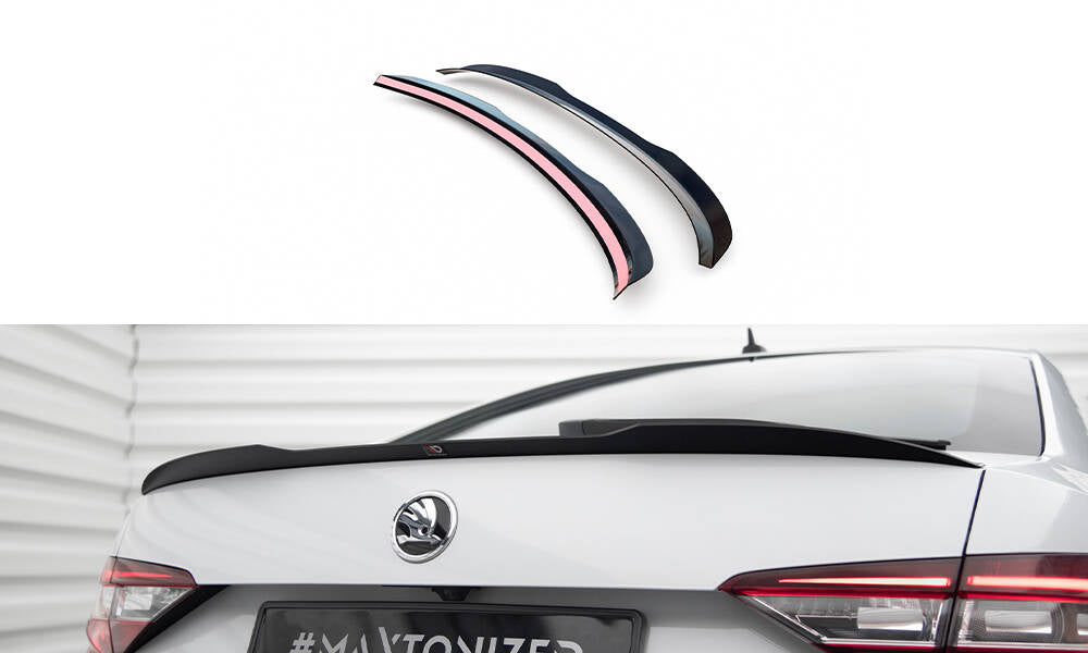 Spoiler cap v.2 skoda superb liftback mk3 / mk3 facelift