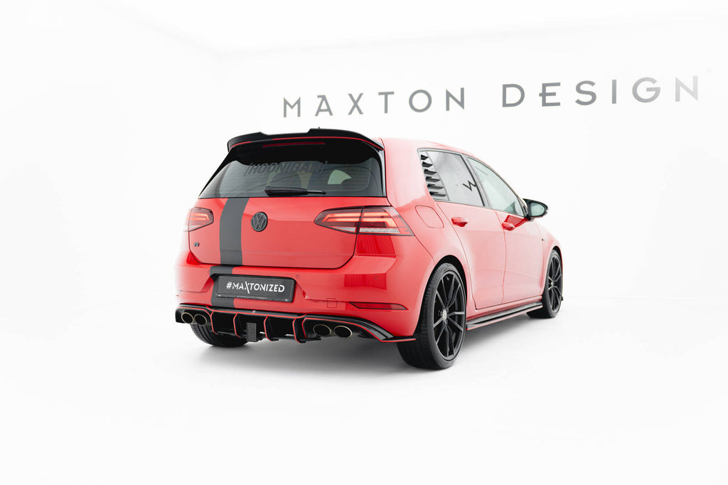 Spoiler cap v.2 volkswagen golf 7 r / r-line / gti