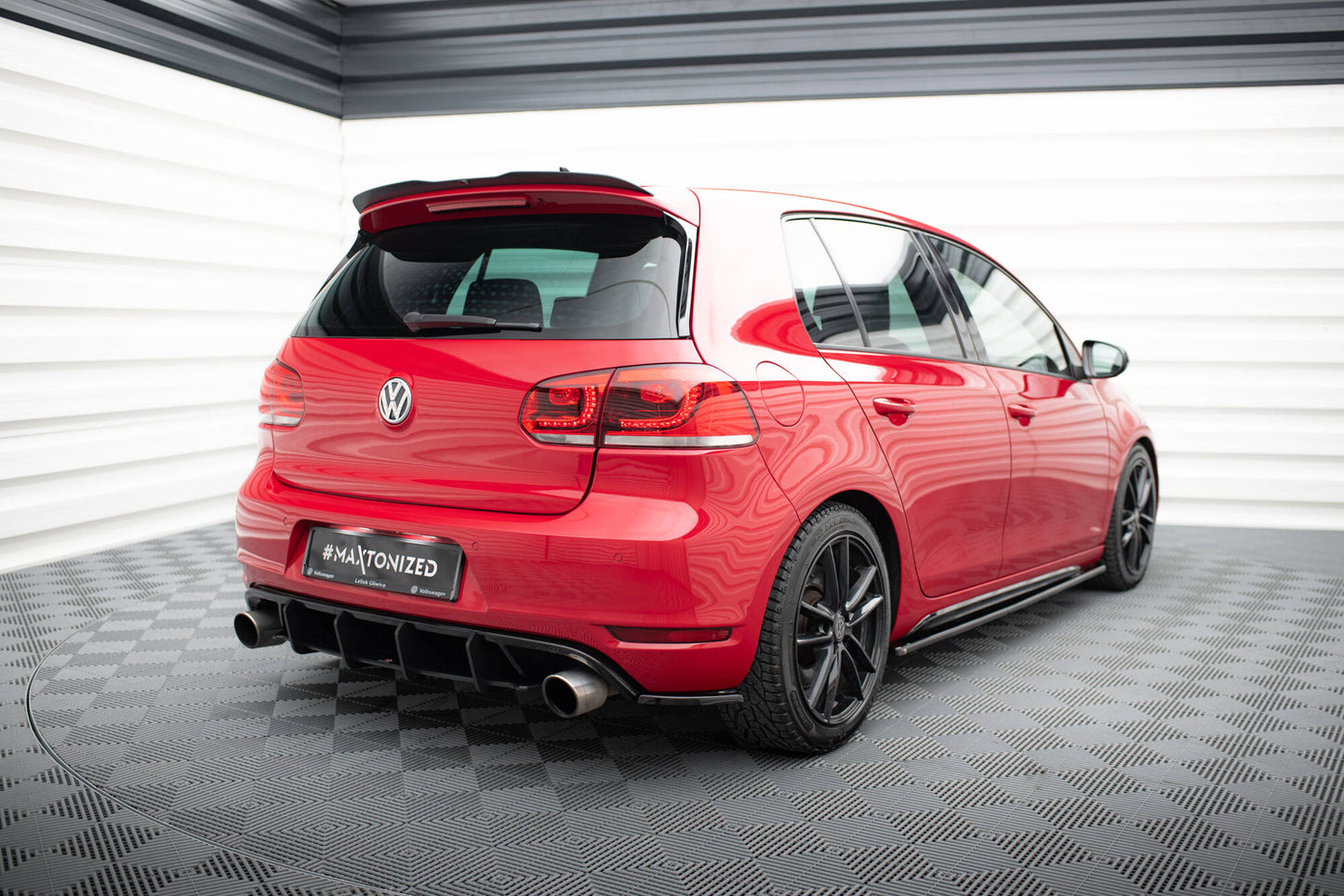Spoiler cap vw golf mk6 gti / r