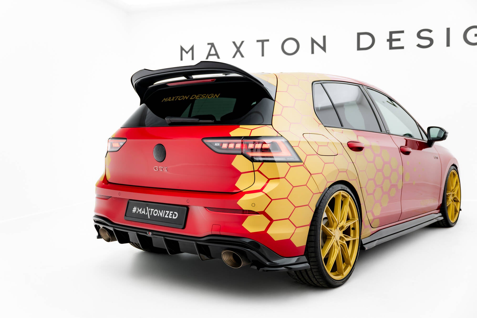 Spoiler cap volkswagen golf gti clubsport mk8 facelift