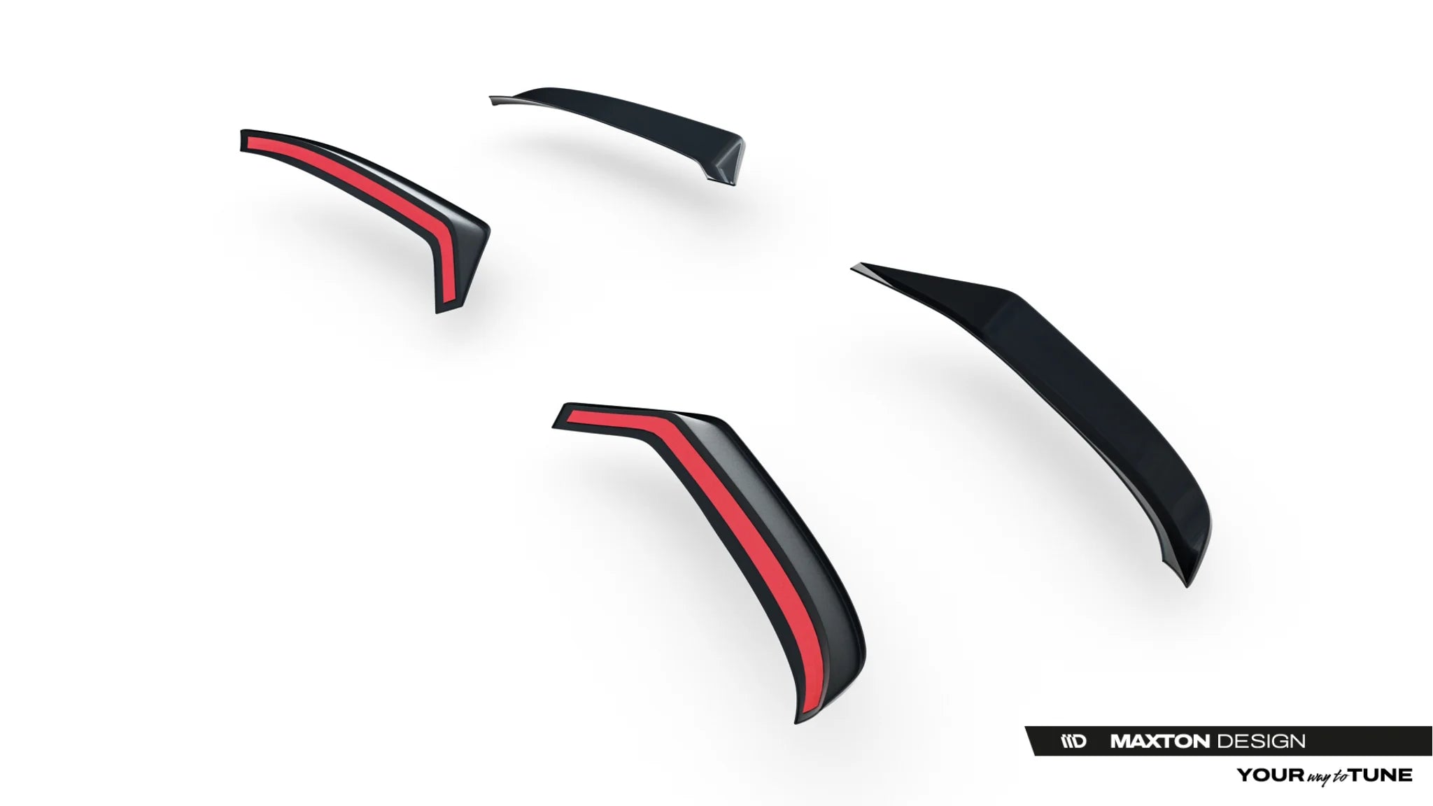 Spoiler cap volkswagen transporter t7 / ford transit custom mk2