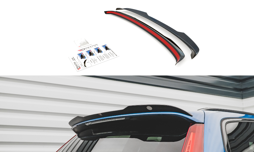 Spoiler cap volvo v60 r-design mk2