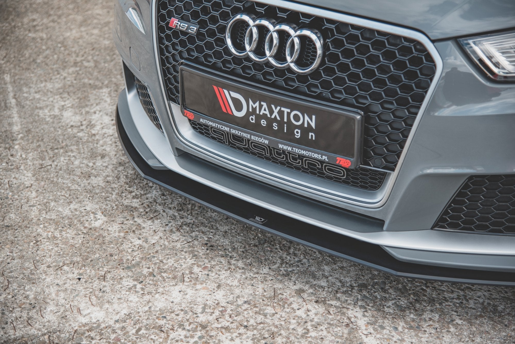 Street pro front splitter audi rs3 8v sportback