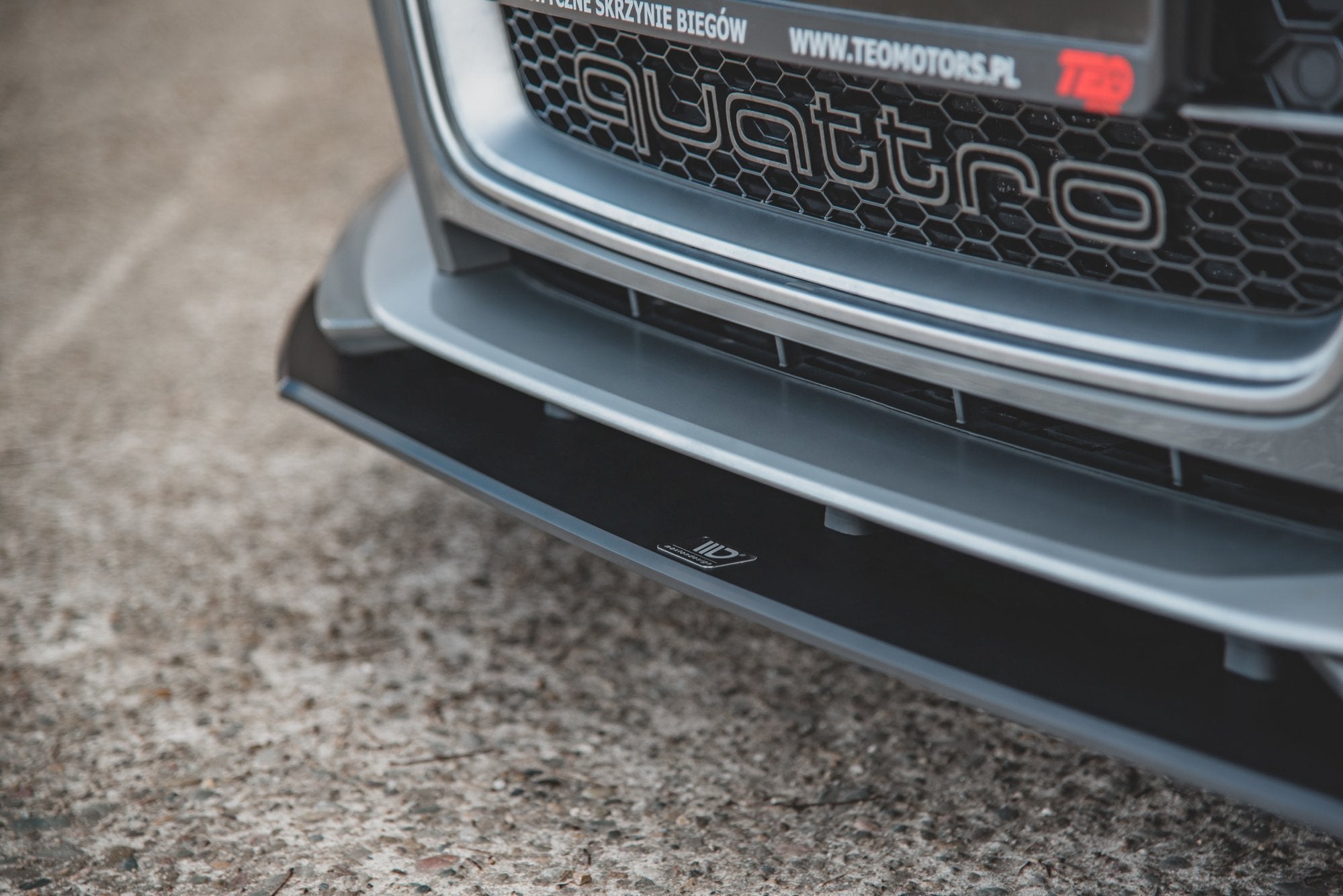 Street pro front splitter audi rs3 8v sportback