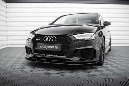 Street pro front splitter audi rs3 sedan 8v facelift