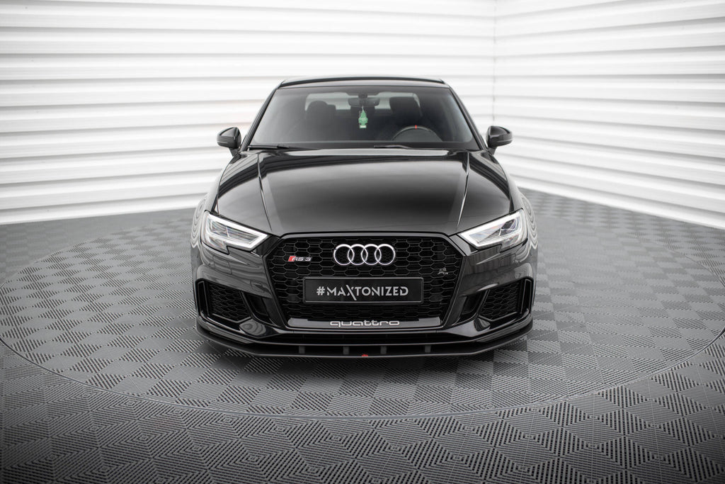 Street pro front splitter audi rs3 sedan 8v facelift