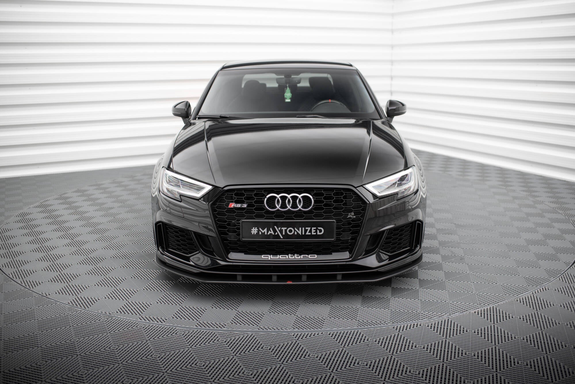 Street pro front splitter audi rs3 sedan 8v facelift