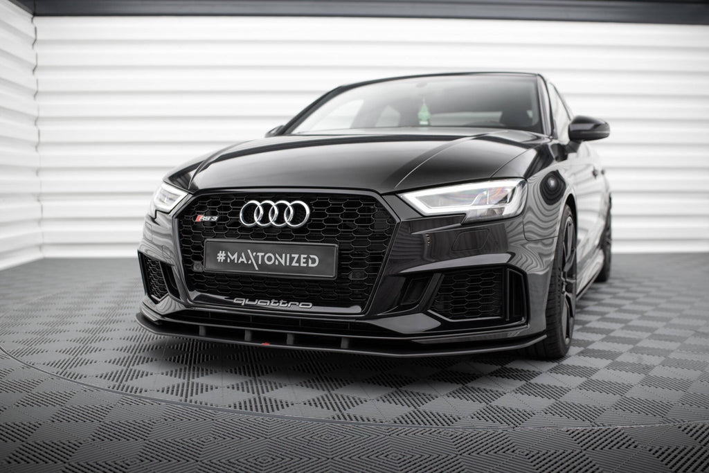 Street pro front splitter audi rs3 sedan 8v facelift