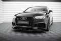 Street pro front splitter audi rs3 sedan 8v facelift