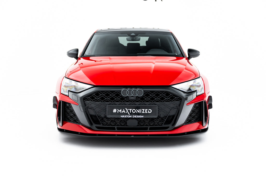 Street pro front splitter audi rs3 sedan 8y facelift