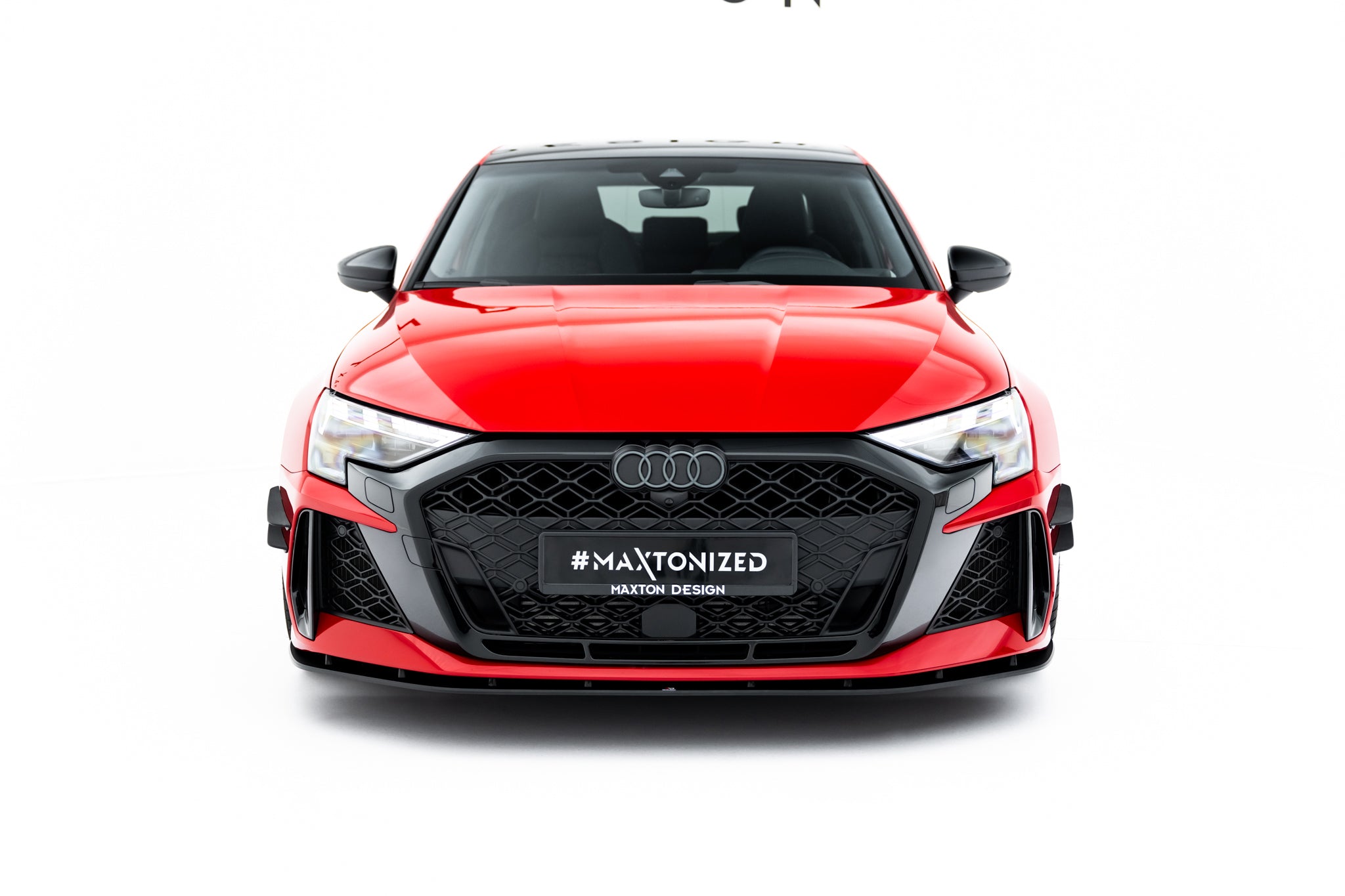 Street pro front splitter audi rs3 sedan 8y facelift