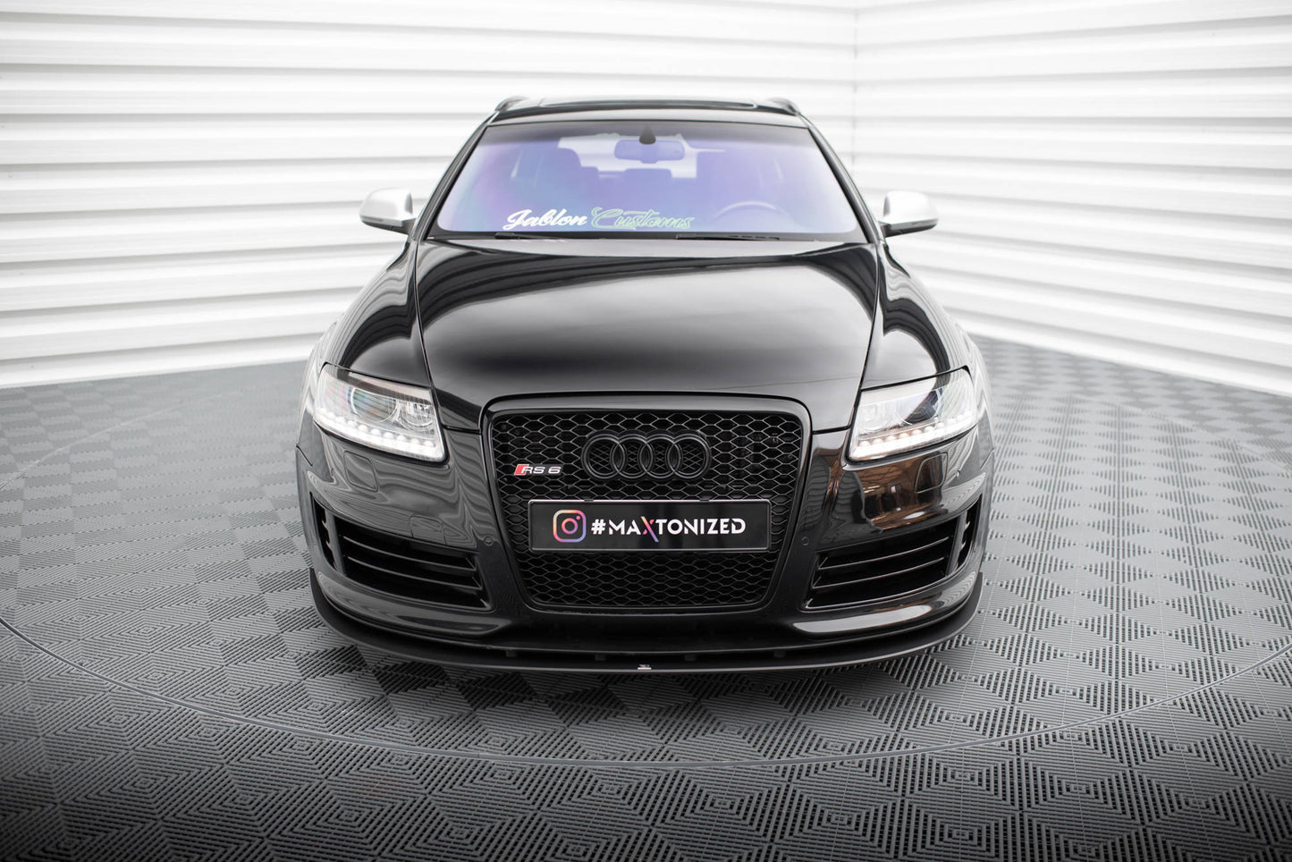 Street pro front splitter audi rs6 avant c6