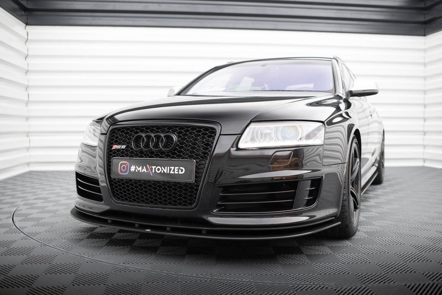 Street pro front splitter audi rs6 avant c6