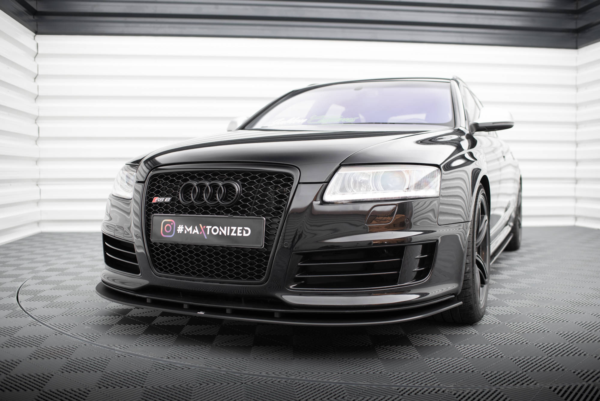 Street pro front splitter audi rs6 avant c6
