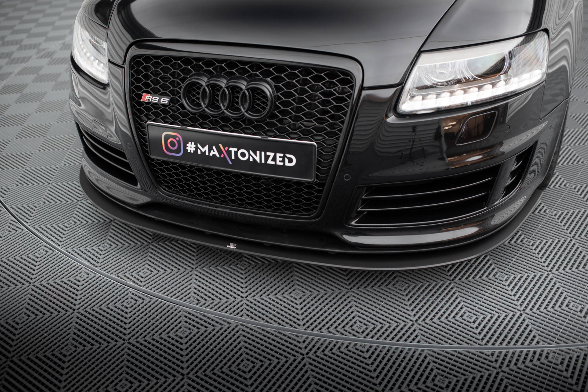 Street pro front splitter audi rs6 avant c6
