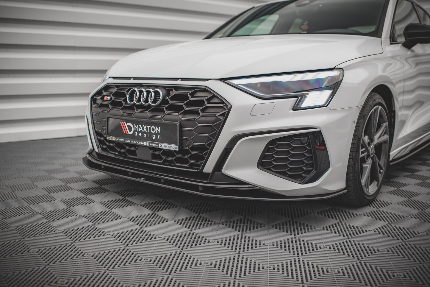 Street pro front splitter audi s3 / a3 s-line 8y