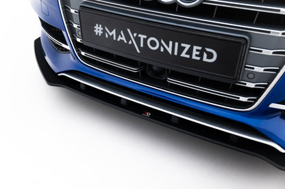 Street pro front splitter audi s3 / a3 s-line sedan 8v