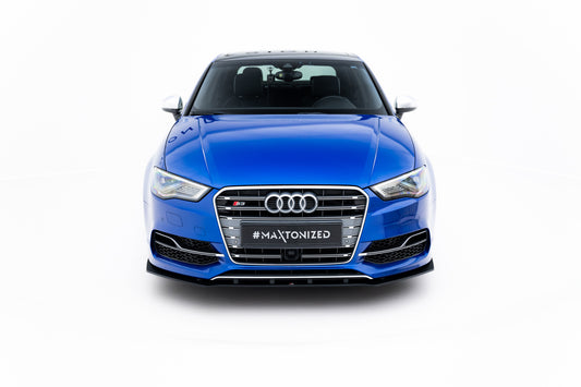 Street pro front splitter audi s3 / a3 s-line sedan 8v