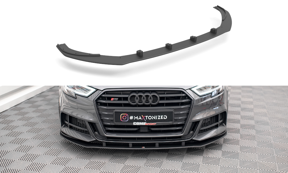 Street Pro Front Splitter Audi S3 / A3 S-Line Sportback 8V FaceLift