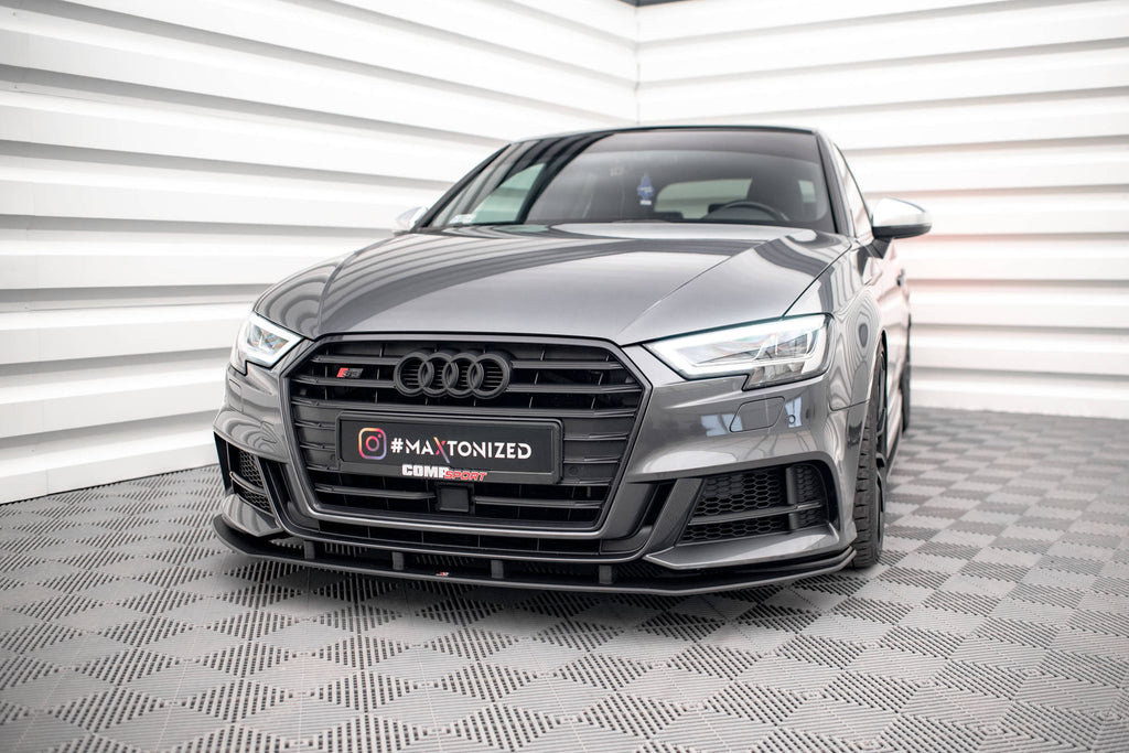 Street Pro Front Splitter Audi S3 / A3 S-Line Sportback 8V FaceLift