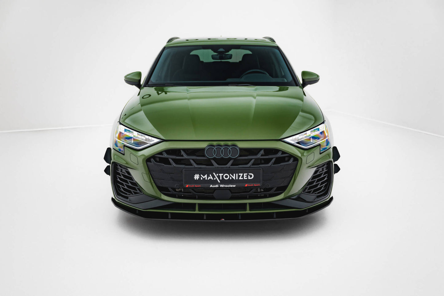 Street pro front splitter audi s3 sportback / a3 s-line sportback 8y facelift